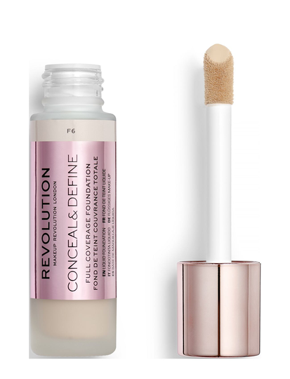 Revolution Conceal & Define Foundation F6 Peitevoide Meikki Makeup Revolution