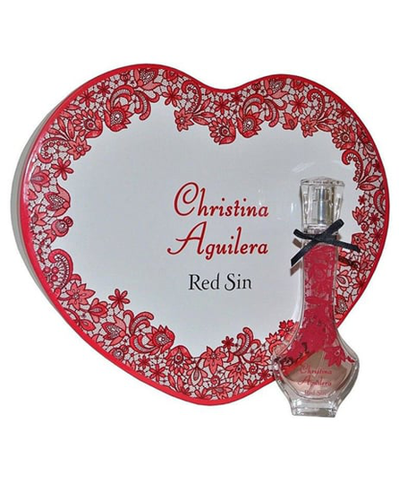 Christina Aguilera Red Sin Eau de Parfum Spray 30ml sydämen muotoisessa laatikossa