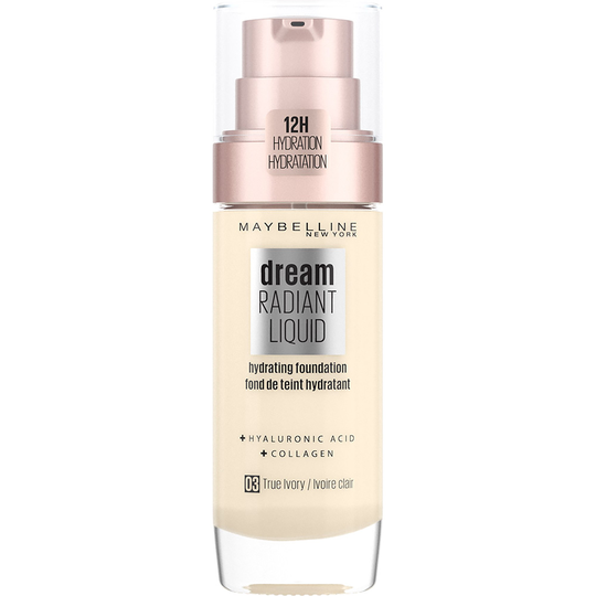 Maybelline New York Radiant Liquid Foundation 003 True Ivory