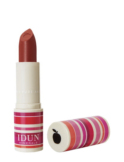 Matte Lipstick Jungfrubär Huulipuna Meikki Vaaleanpunainen IDUN Minerals