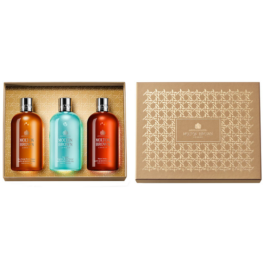 Woody & Aromatic Body Care Collection, Molton Brown Vartalotuotepakkaukset