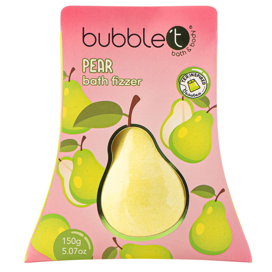 Fruitea Pear Bath Fizzer, 150 g BubbleT Kylpyvaahto & Kylpysuola