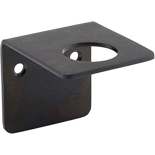 Wall Bracket, Brushed Black Finish, Meraki Kylpy & Suihku