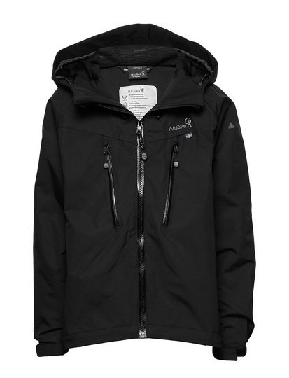 Monsune Hardshell Jacket Outerwear Shell Clothing Shell Jacket Musta ISBJÖRN Of Sweden
