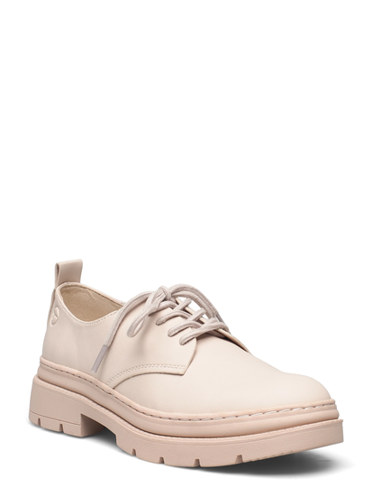 Woms Lace-Up Nauhakengät Matalapohjaiset Kengät Vaaleanpunainen Tamaris