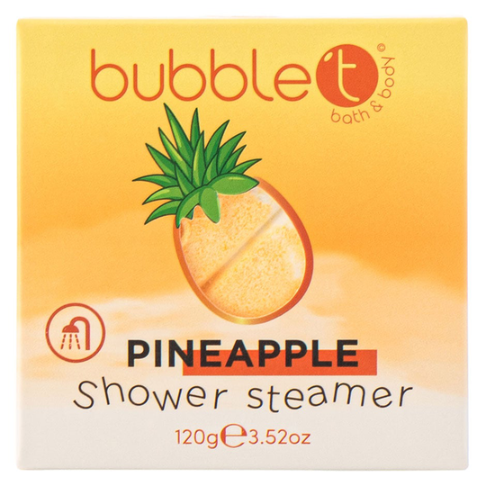 Fruitea Pineapple Shower Steamer, 120 g BubbleT Kylpyvaahto & Kylpysuola