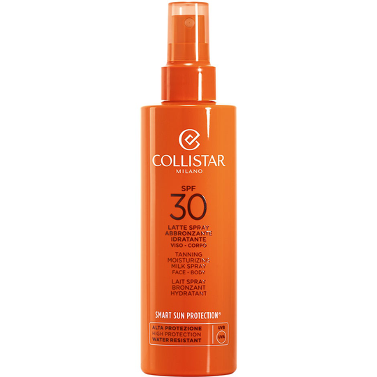 Tanning Moisturizing Milk Spray Face/Body SPF 30, 200 ml Collistar Itseruskettavat