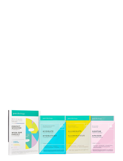 Perfect Weekend Flashmasque Sheet Mask Trio Beauty WOMEN Skin Care Face Face Masks Moisturizing Mask Nude Patchology