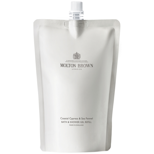 Molton Brown Coastal Cypress and Sea Fennel Bath and Shower Gel Refill (400ml)