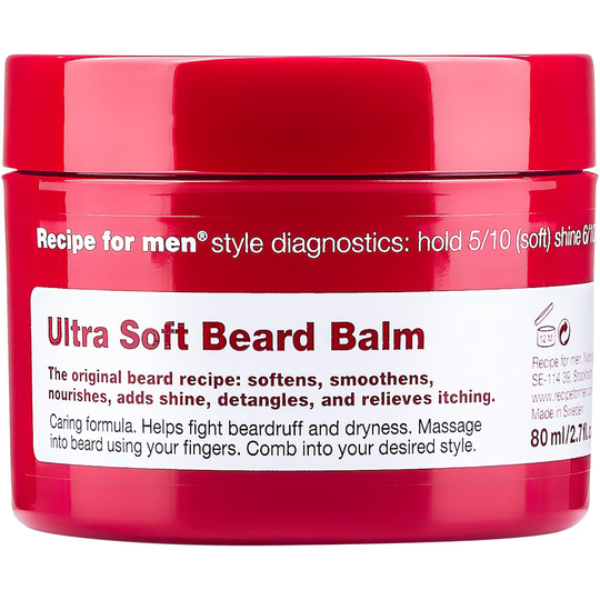 Recipe for Men Ultra Soft Beard Balm, 80 ml Recipe for men Parta & Viikset