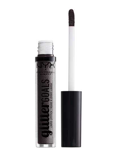 Glitter Goals Liquid Lipstick Huulikiilto Meikki Hopea NYX PROFESSIONAL MAKEUP