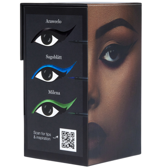 IsaDora x Cherrie Glossy Eyeliner Trio Araweelo/Sage Blue/Milena