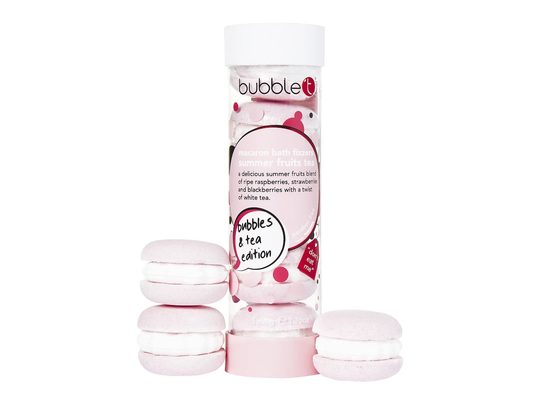Summerfruit Macroons Bath Fizzers, BubbleT Kylpyvaahto & Kylpysuola