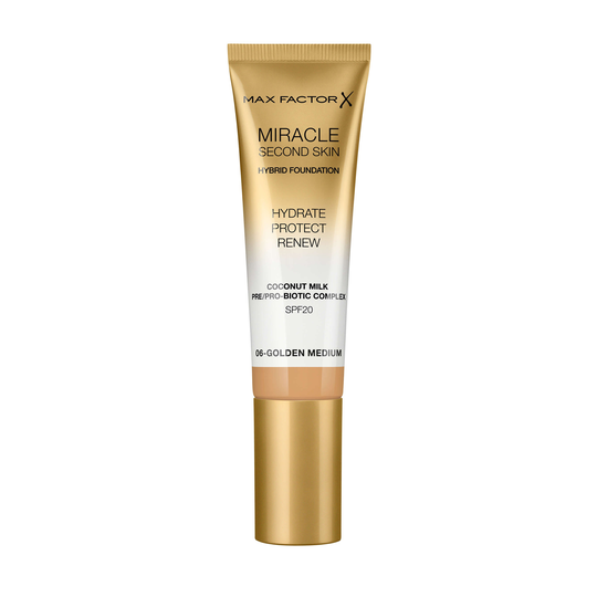 Max Factor Miracle Touch Miracle Second Skin Foundation 006 Gold