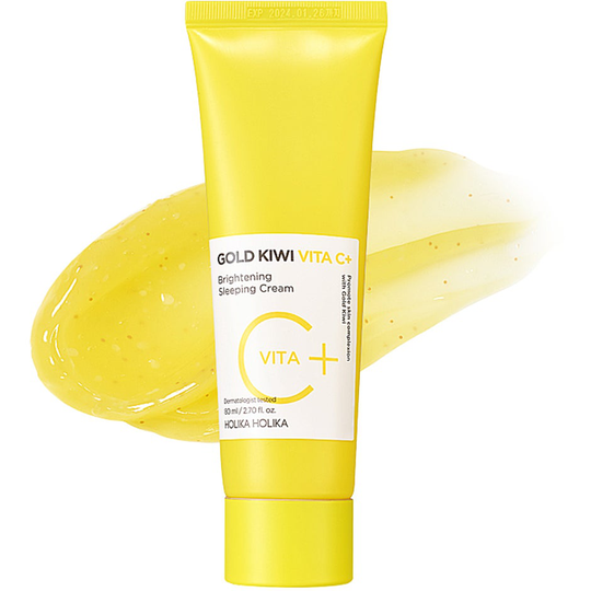 Gold Kiwi Vita C+ Brightening Sleeping Cream, 80 ml Holika Holika Kasvovoiteet