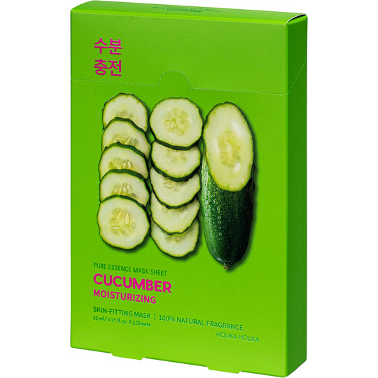 Pure Essence Mask Sheet Pack Cucumber, Holika Holika Kasvonaamiot