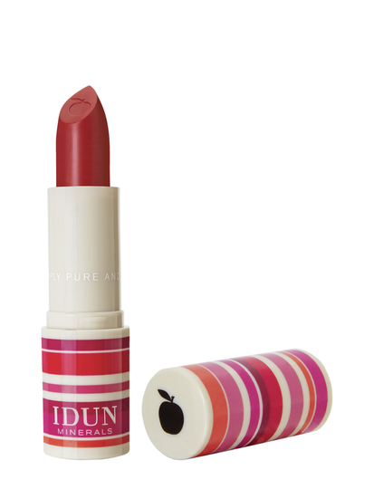 Matte Lipstick Körsbär Huulipuna Meikki Vaaleanpunainen IDUN Minerals