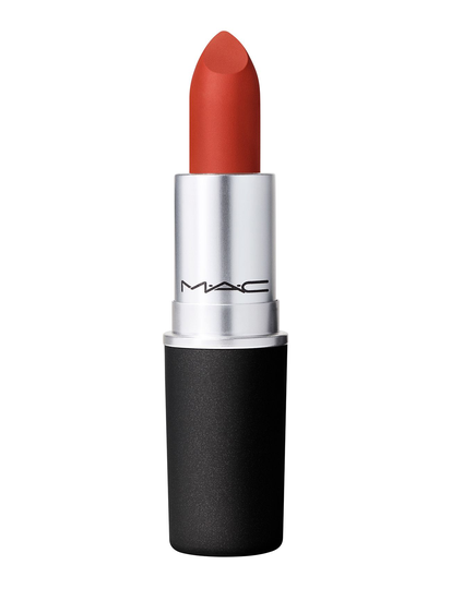Powder Kiss Lipstick Devoted To Chili Matte Huulipuna Meikki Punainen M.A.C.