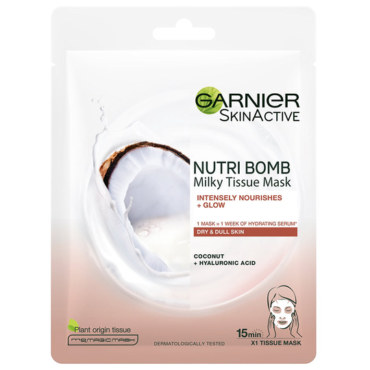 Skin Active Nutri Bomb Tissue Mask, 30 g Garnier Kasvonaamiot