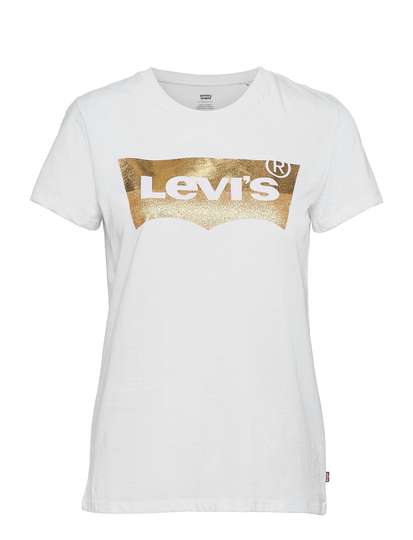 The Perfect Tee Hsmk Powder Pr T-shirts & Tops Short-sleeved Valkoinen LEVI'S Women
