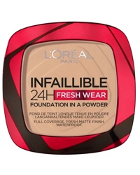 Infaillible 24H Fresh Wear Powder Foundation, 130 True Beige