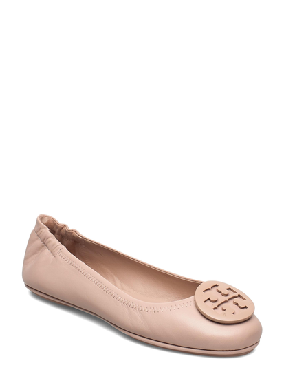 Minnie Travel Ballet With Powder Coated Logo Ballerinat Sininen Tory Burch