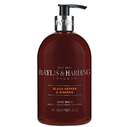 Signature Men's Black Pepper & Ginseng Hand Wash, 500 ml Baylis & Harding Käsisaippua