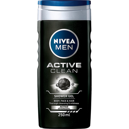 MEN Active Clean, 250 ml Nivea Kylpy & Suihku