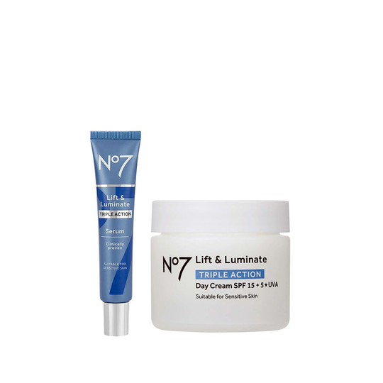 Skincare Essential Duo - Lift & Luminate, No7 Kasvojen hoito