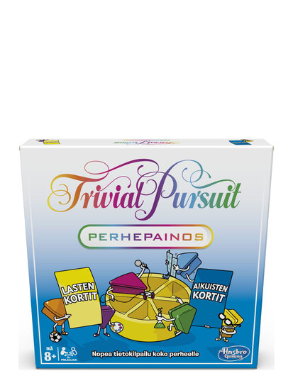 Trivial Pursuit Family Edition Toys Puzzles And Games Games Active Games Monivärinen/Kuvioitu Hasbro Gaming