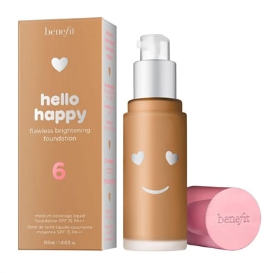 Benefit Hello Happy kirkastava meikkivoide Medium Warm 06