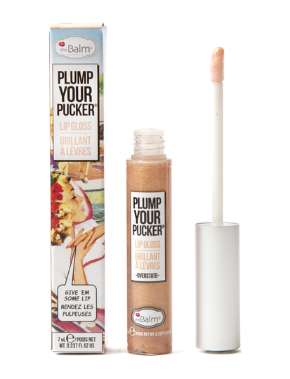 Plump Your Pucker Huulikiilto Meikki Oranssi The Balm