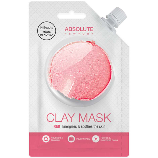 Spout Red Clay Mask, 25 g Absolute New York Kasvonaamiot