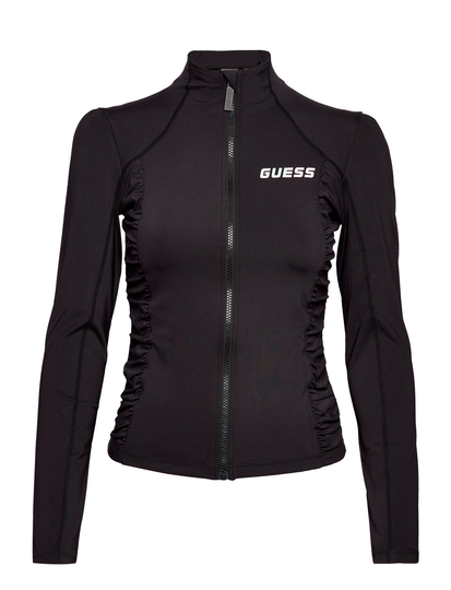 Elise Ls Active Top T-shirts & Tops Long-sleeved Musta Guess Activewear