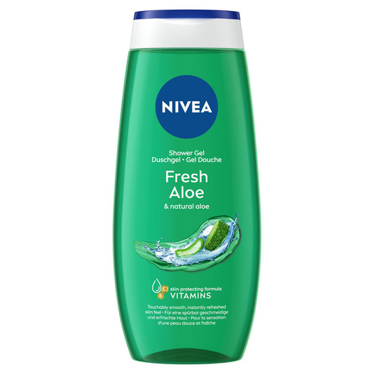 Fresh Aloe Shower Gel, 250 ml Nivea Suihku- ja kylpytuotteet