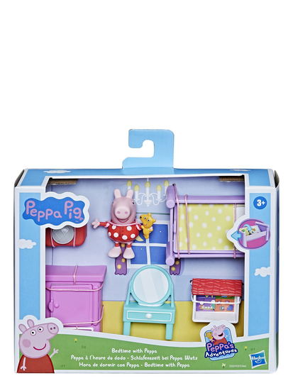 Peppa Pig Bedtime With Peppa Toys Baby Toys Building Blocks Activity Toys Monivärinen/Kuvioitu Peppa Pig