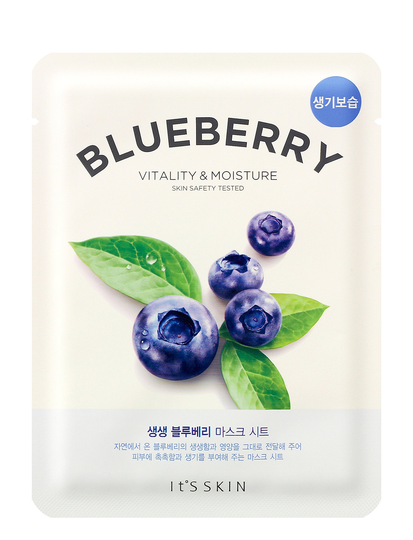 It's Skin The Fresh Mask Sheet Blueberry Beauty WOMEN Skin Care Face Face Masks Sheet Mask Nude It'S SKIN