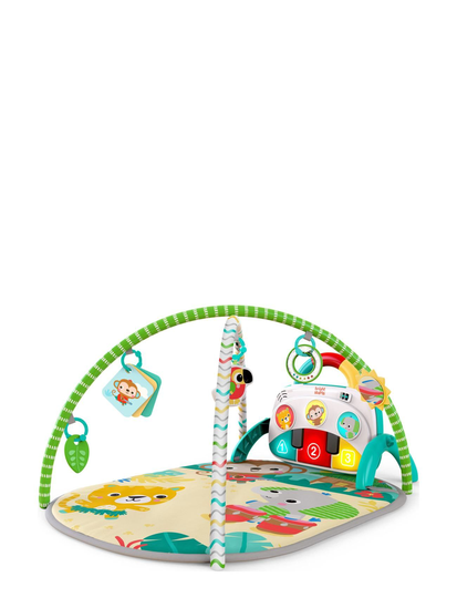 4-In-1 Groovin' Kicks™ Aktivitets-Gym Med Klaver Og Tromme Toys Baby Toys Activity Gyms Monivärinen/Kuvioitu Bright Starts