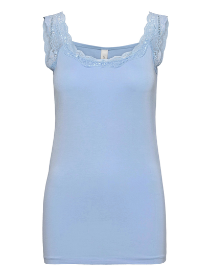 Sc-Marica T-shirts & Tops Sleeveless Sininen Soyaconcept