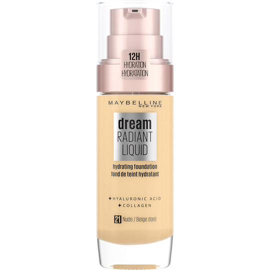 Maybelline New York Radiant Liquid Foundation 021 Nude