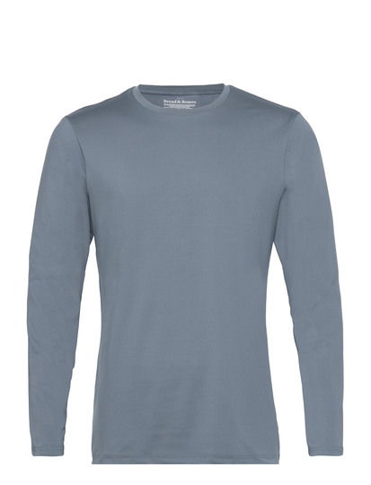 Long Sleeve Active T-shirts Long-sleeved Sininen Bread & Boxers