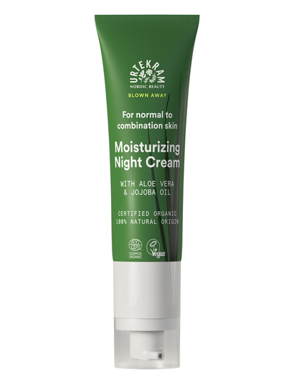 Wild Lemongrass Night Cream 50 Ml Kosteusvoide Kasvovoide Ihonhoito Nude Urtekram